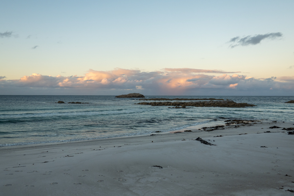 Abendstimmung bei Ebbe an der Stumpys Bay 3, Mt. Williams N.P.