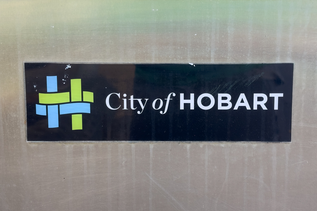 Das Logo der Stadt Hobart