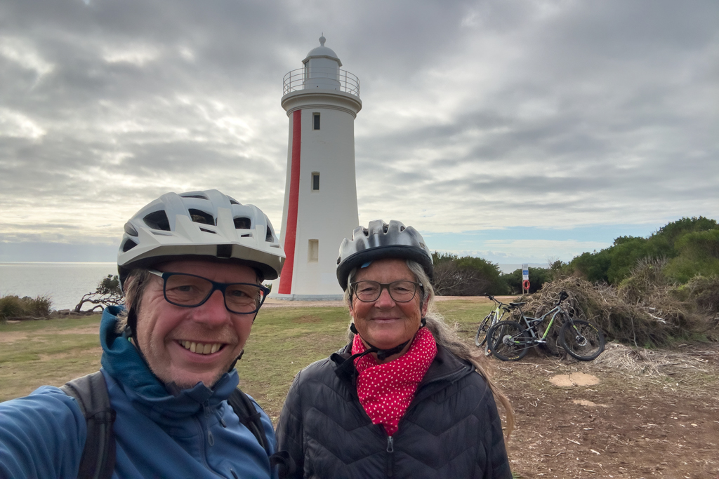 Am Mersey Bluff Leuchtturm angekommen