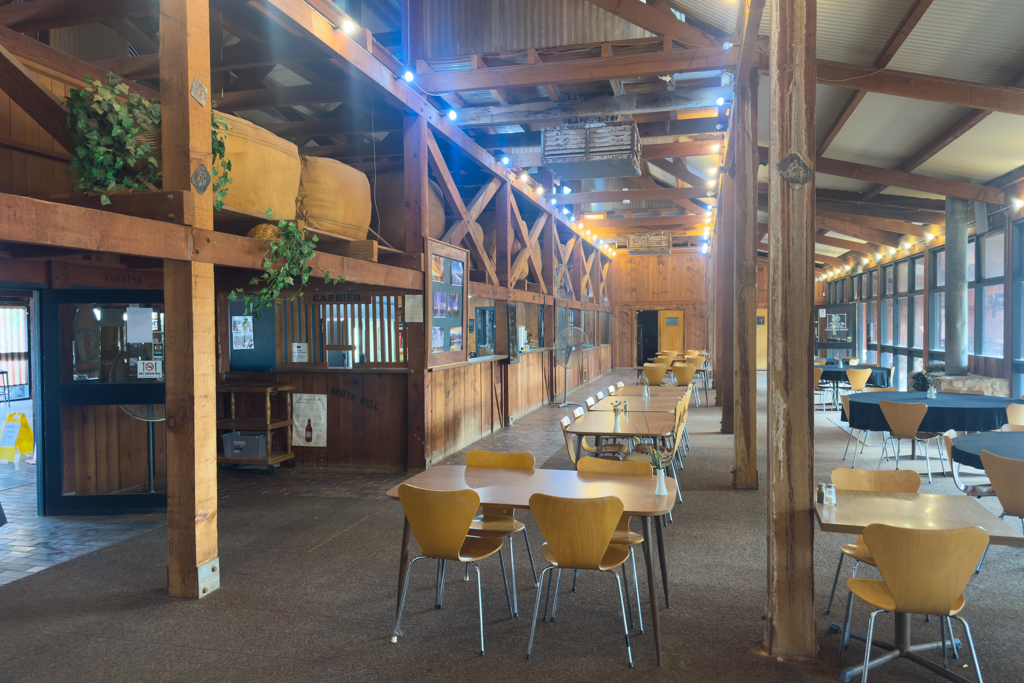 Das Restaurant des Glendambo Roadhouses