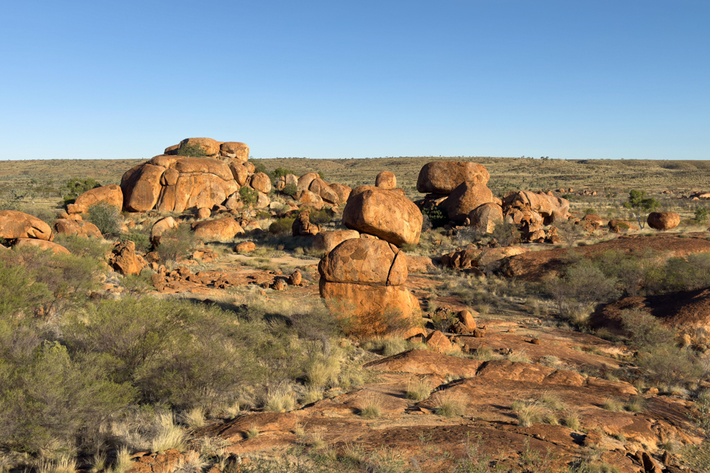 Sie sind nicht immer rund wie eine Murmel die Devils Marbles