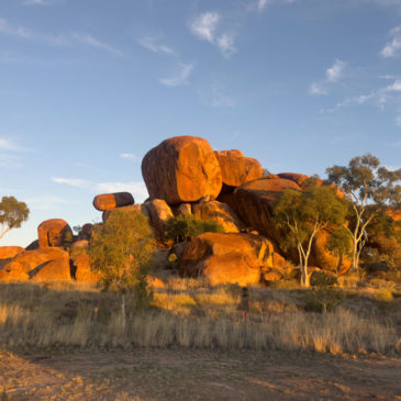Devils Marbles – grosse, rote Murmeln des Teufels