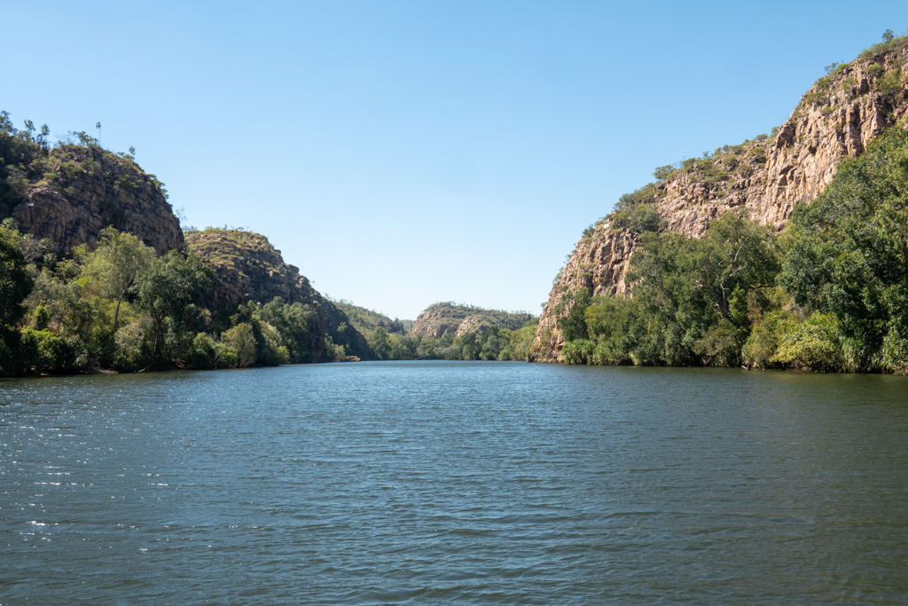 Eindrucksvolle Felswände und Natur in der Katherine Gorge