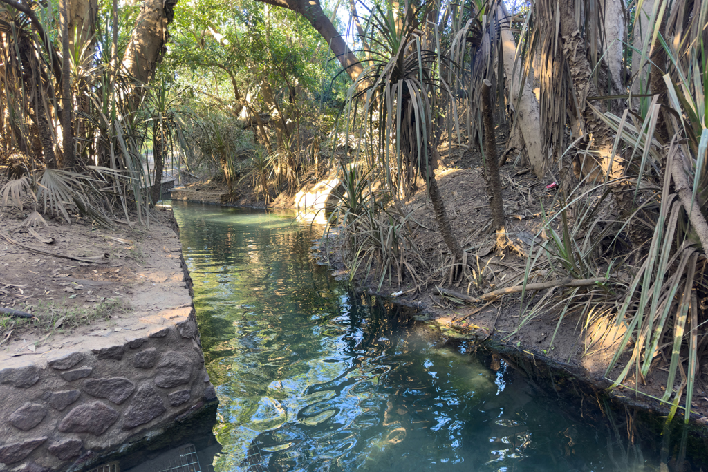 Und von dort aus später in den Katherine River