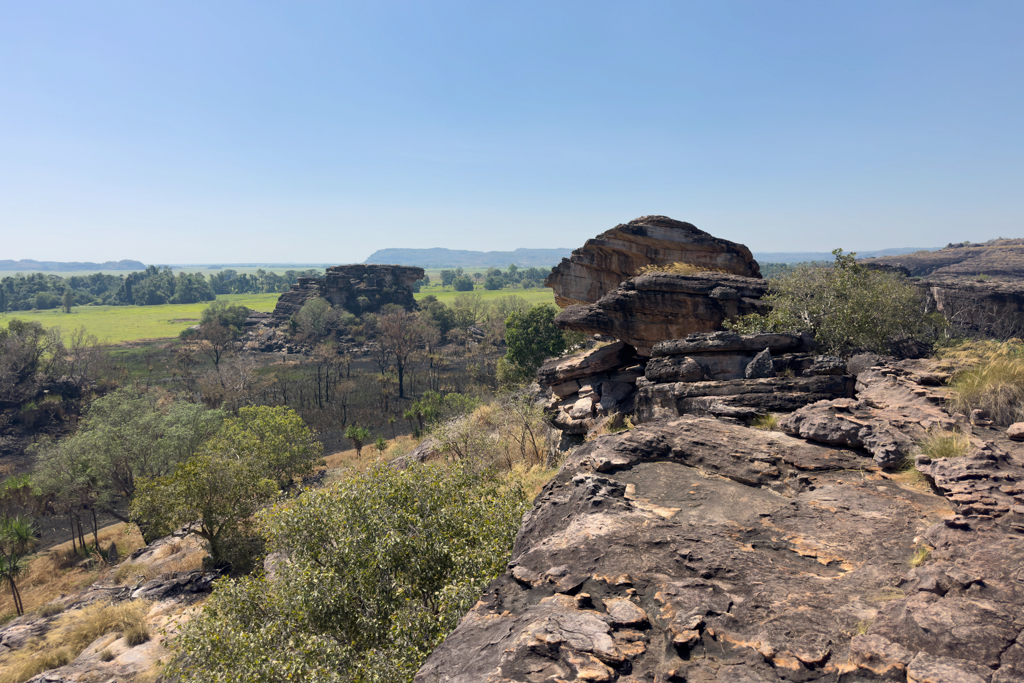 Blick vom Ubirr auf die umgebende Landschaft