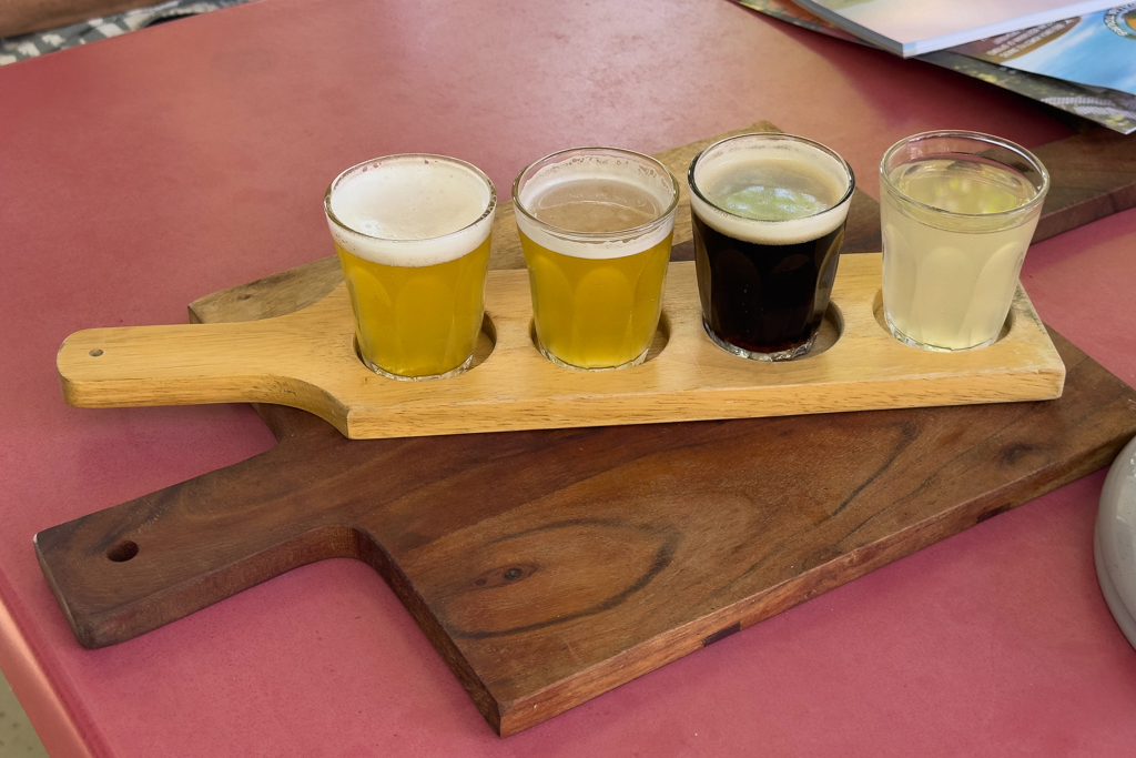 Für uns erst einmal ein Tasting Paddle