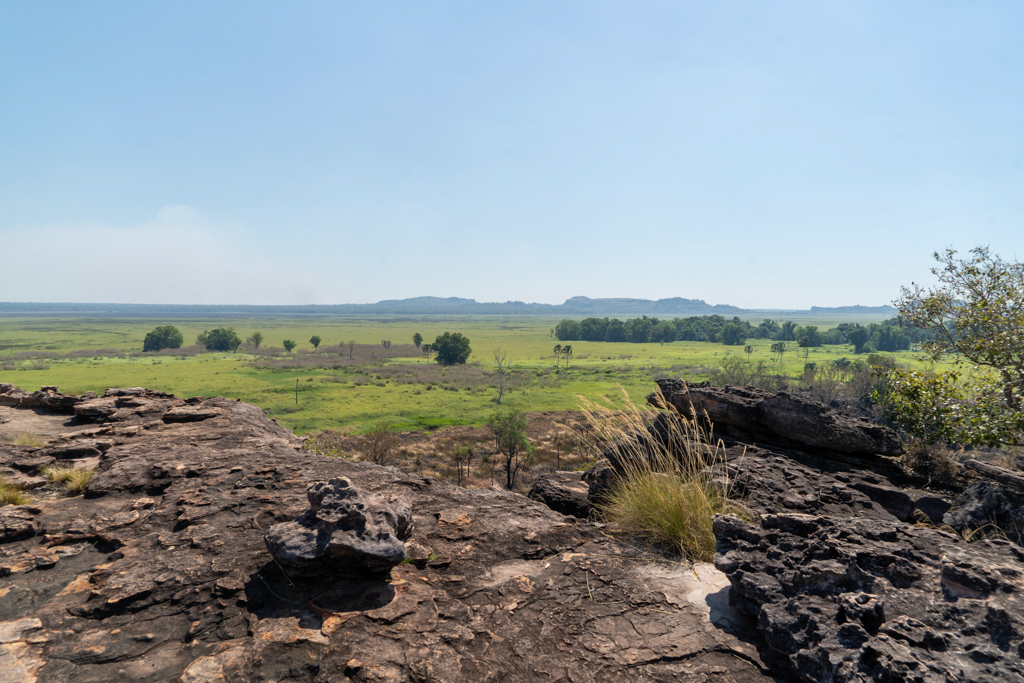 Blick vom Ubirr auf die umgebende Landschaft