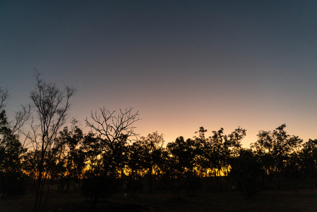 Morgenstimmung bei uns am Campground