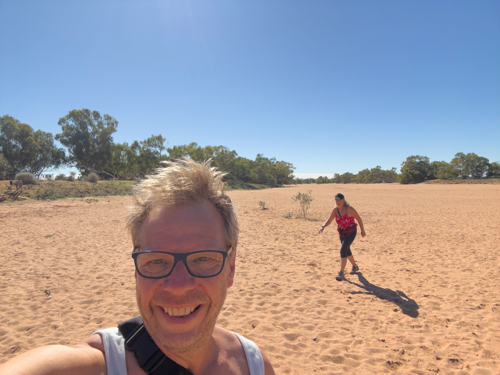 Zum Schluss der Wanderung queren wir beim Campground den trockenen Cream Creek