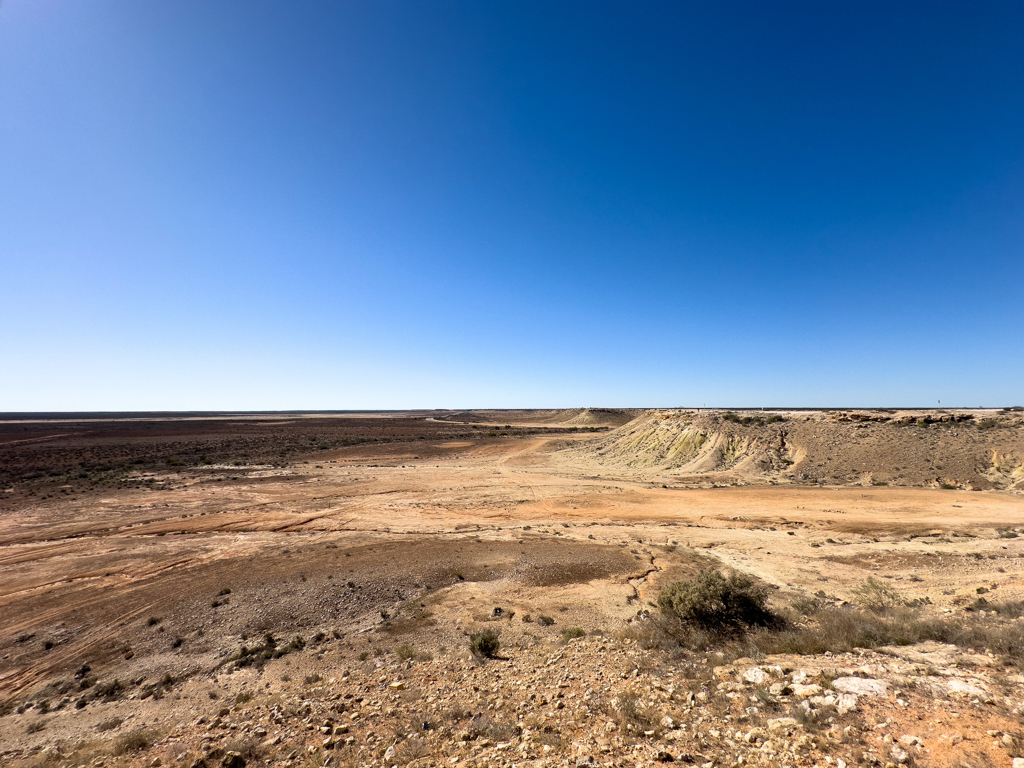 Ein Blick auf die Landschaft vom Gladstone Secenic Lookout aus gesehen
