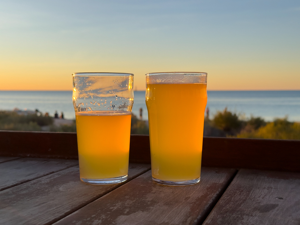 So könnten wir jeden Tag bei Sonnenuntergang ausklingen lassen