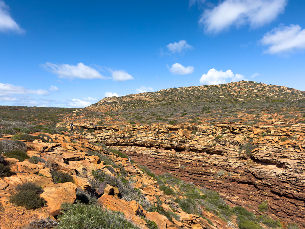 Auf dem Mushroom Rock Walk sehen wir diese beeindruckende Landschaft