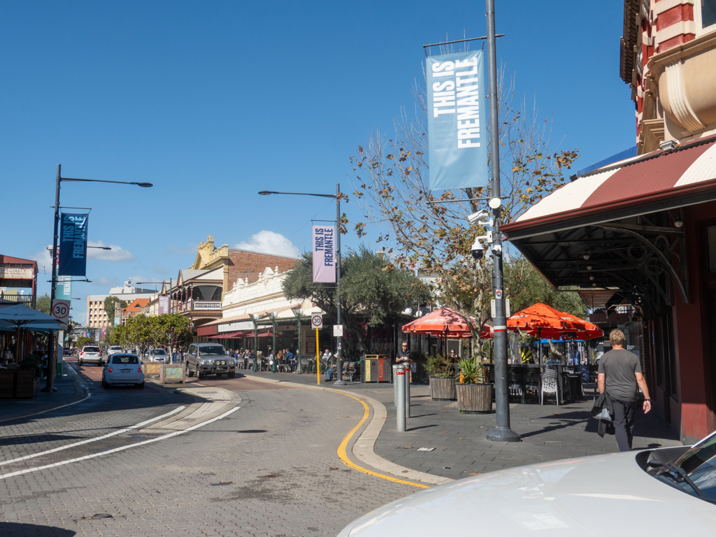 Mit Jo in Fremantles City unterwegs