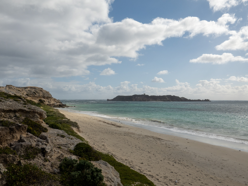 Hamelin Bay mit Blick auf Hamelin Island