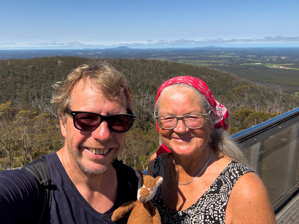 Selfie: JoMaMo auf den Granite Skye Walk