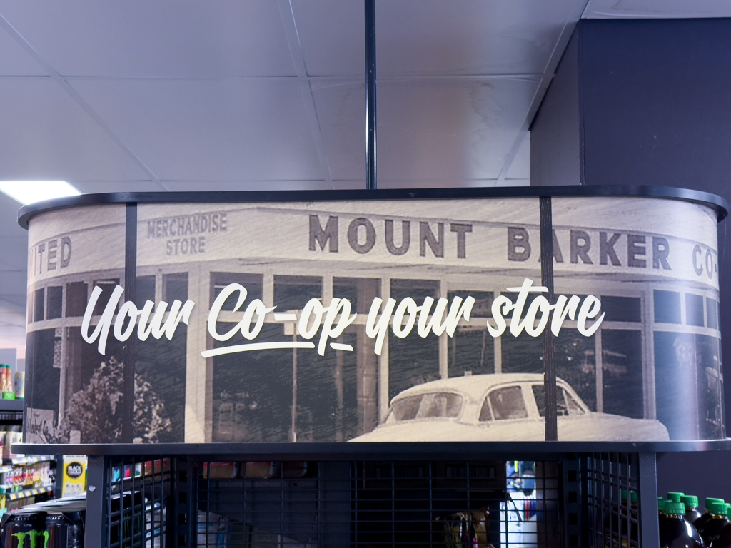 So sah der Supermarkt in Mt. Barker in den 50ern aus...