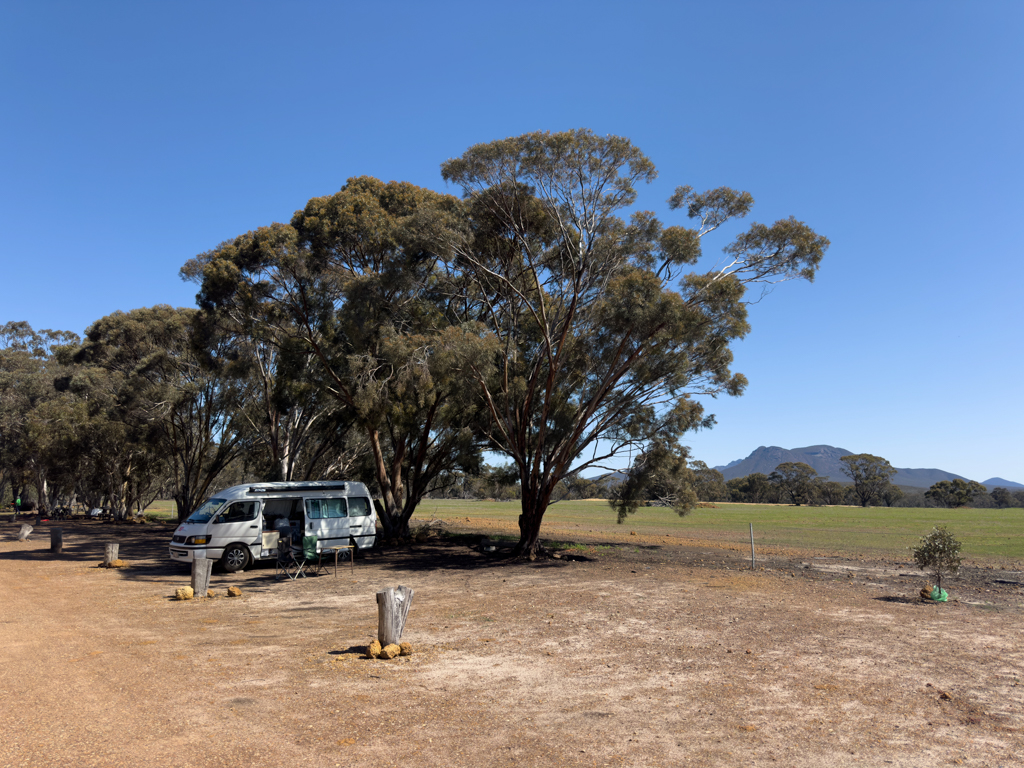 Etwas öde im Vergleich zu Poronguruop Campground und nicht gerade viel los hier....
