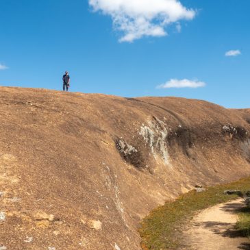 Lake Magic und Wave Rock Massiv