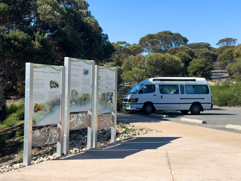Wir rasten am Hamersley Inlet