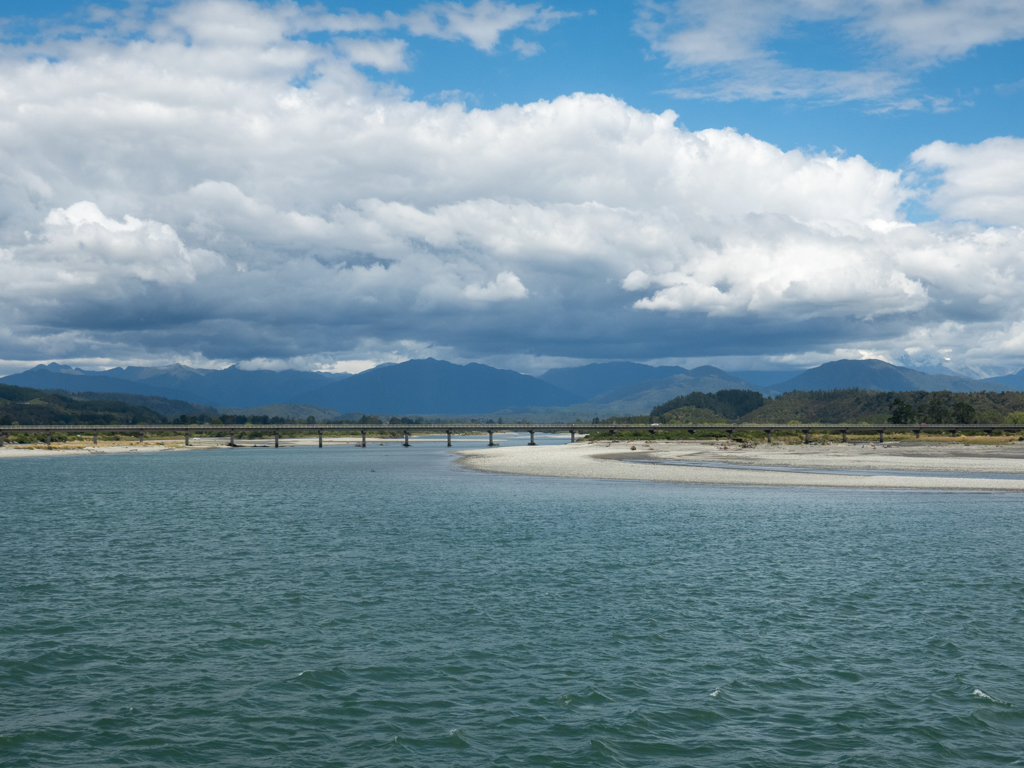 Autobrücke bei Hokitika über den Hokitika River