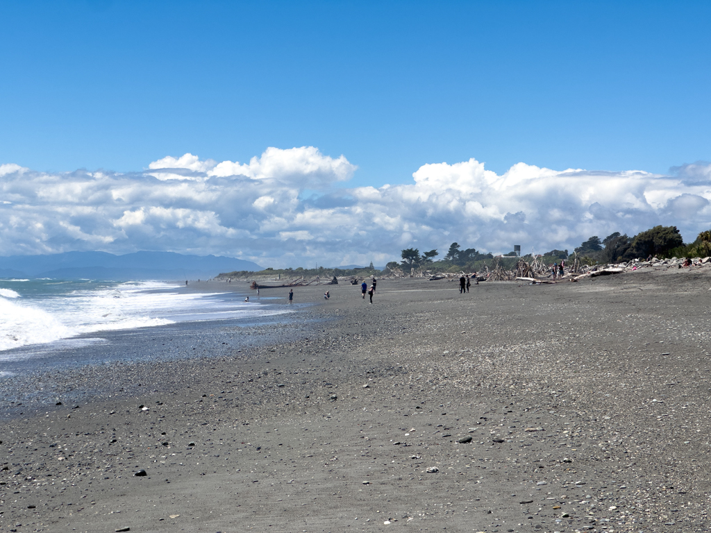 Strandwanderung bei Hokitika