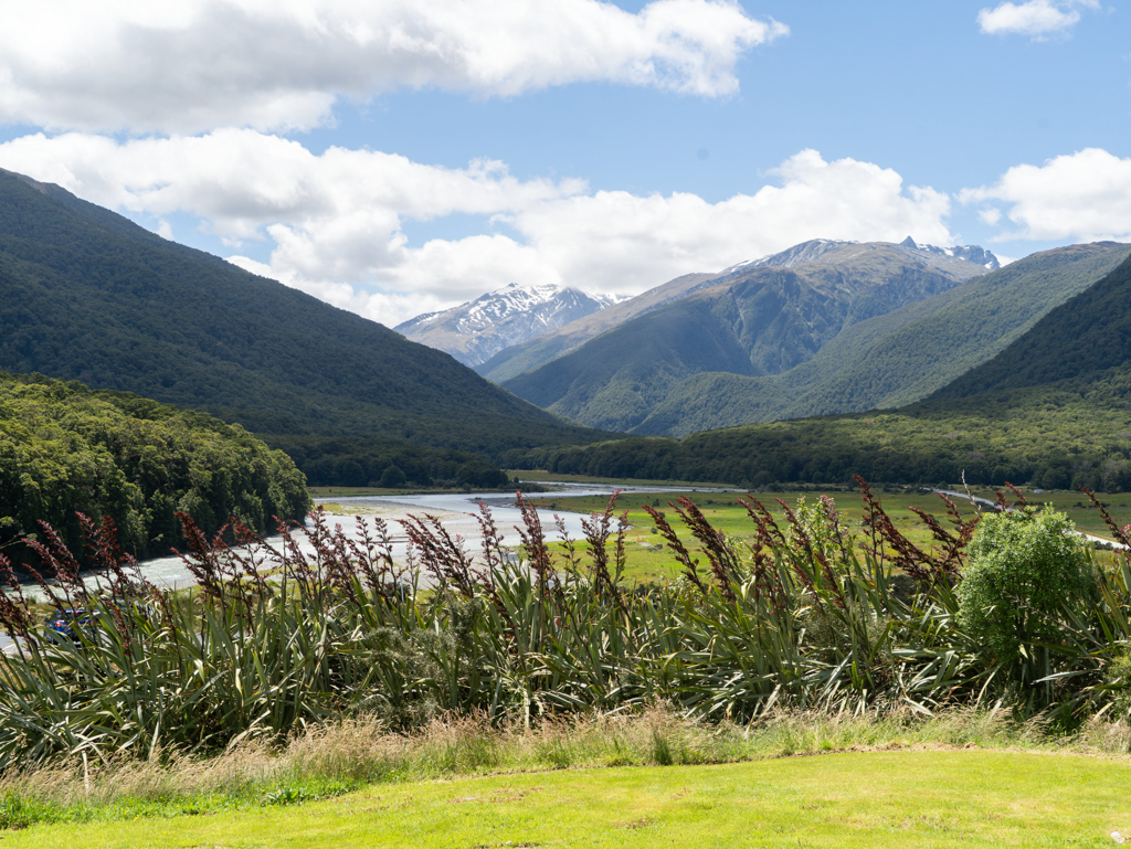 Ein Blick zurück auf die Cameron Flat