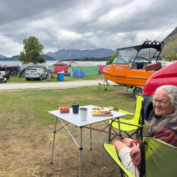 Arbeitsreicher Tag in der Glendhu Bay