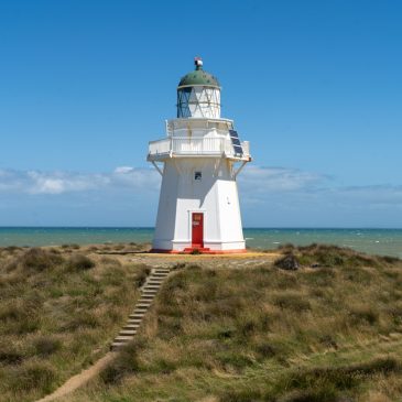 Süd-Südinsel: Waipapa Point Lighthouse, Slope Point und Curio Bay