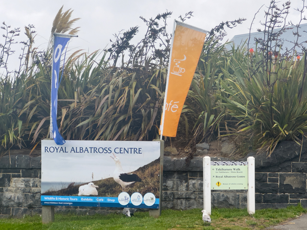 Eingang zum Royal Albatross Center