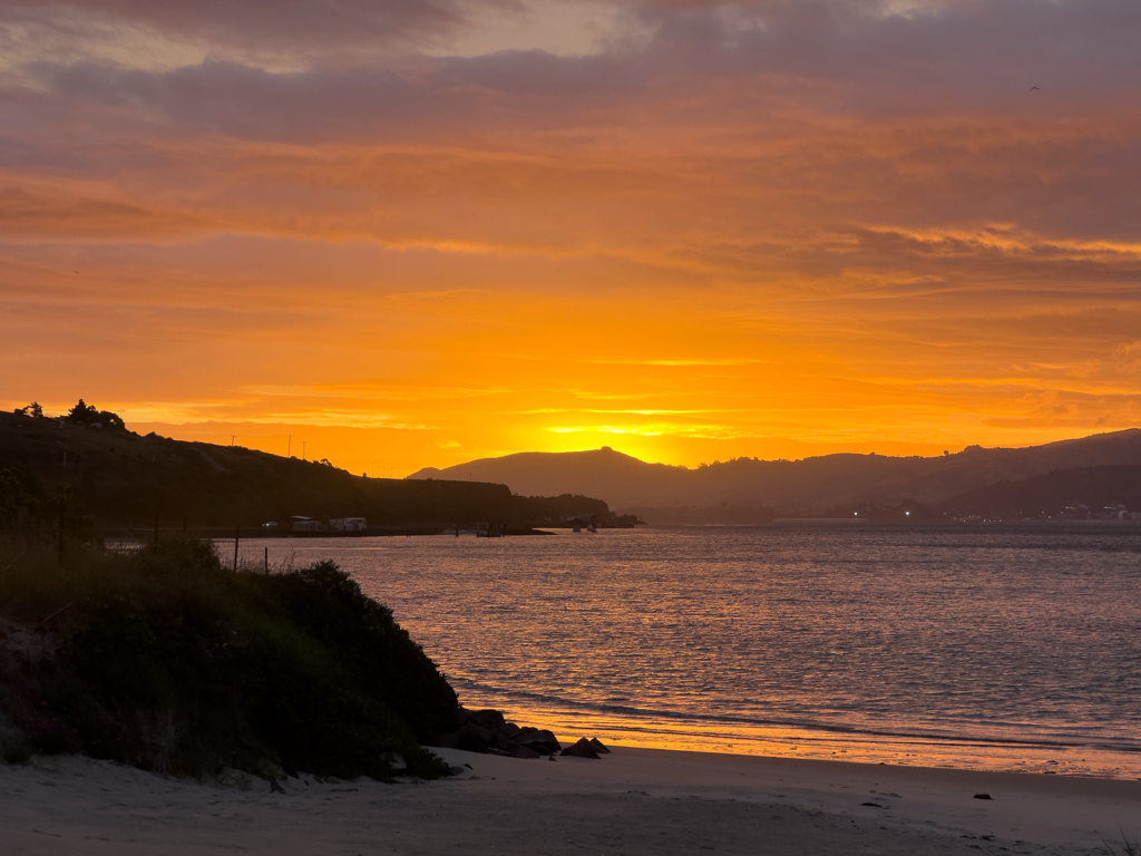 Abendstimmung am Te Rauone Reserve