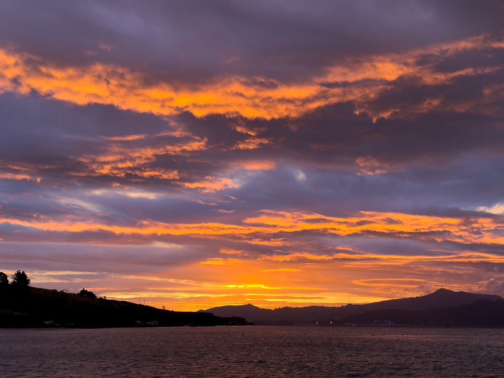 Abendstimmung am Te Rauone Reserve
