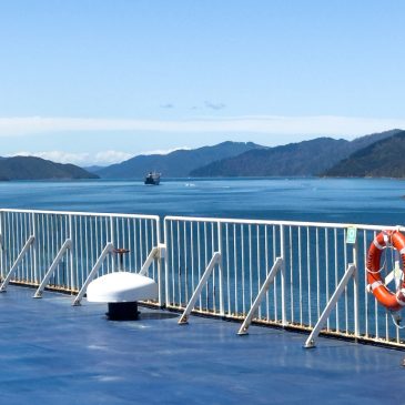 Mit der Fähre zurück auf die Nordinsel