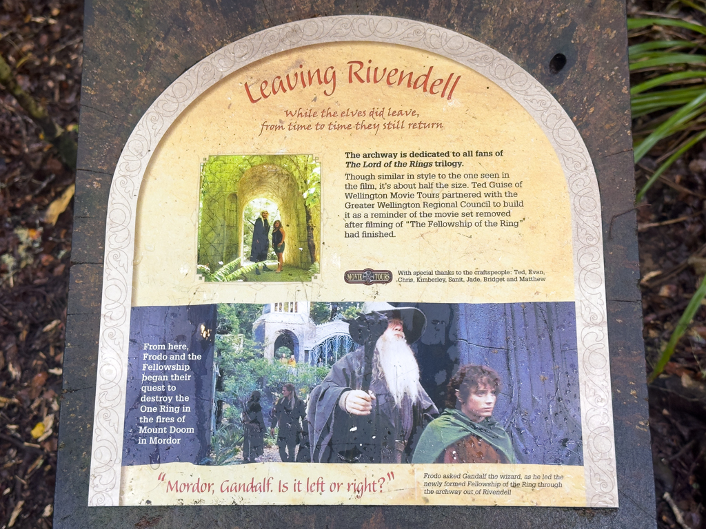 Willkommen in Rivendell, im Elbenreich von Elrond... Drehort für Herr der Ringe