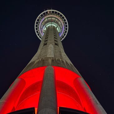 Znacht mit Aus- und Nachtsicht in Auckland