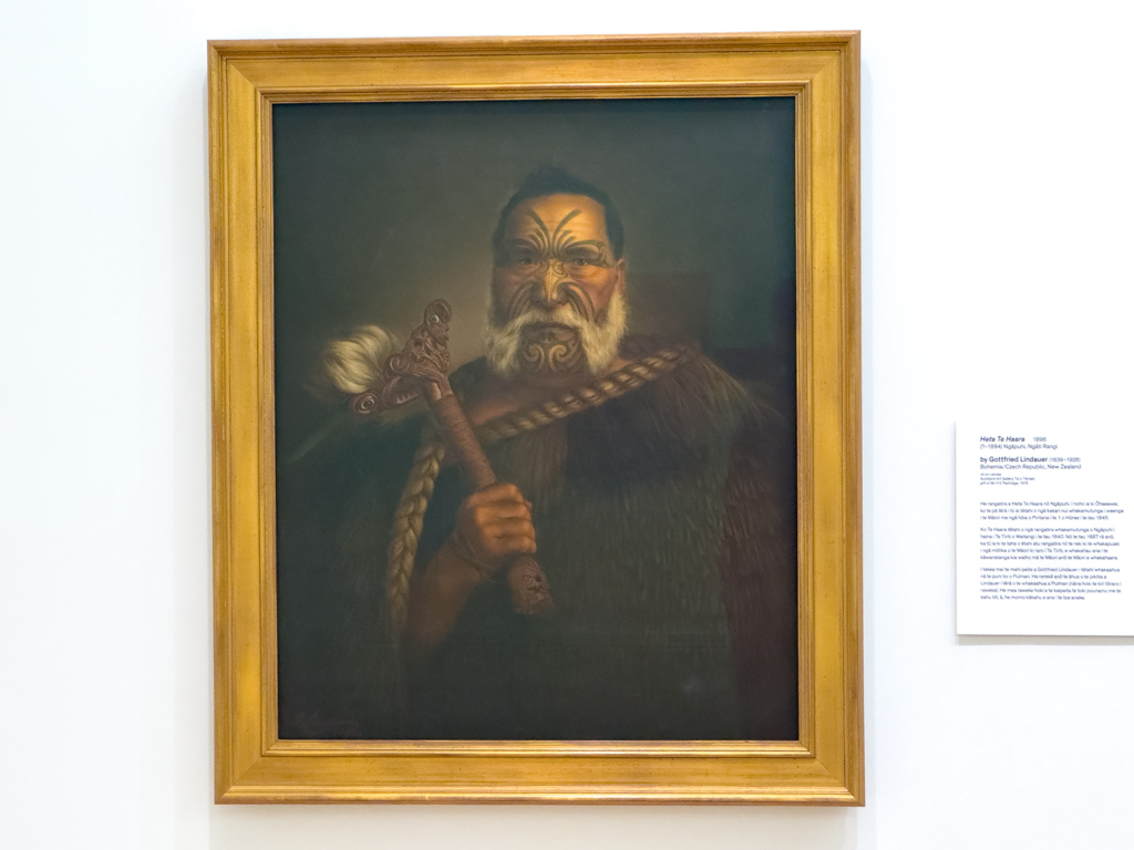 Portrait eines bedeutenden Maori Häuptlings