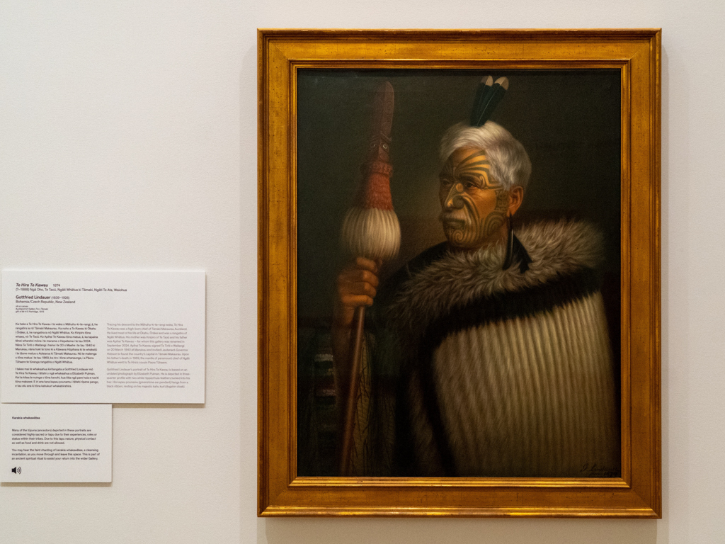 Portrait eines bedeutenden Maori Häuptlings