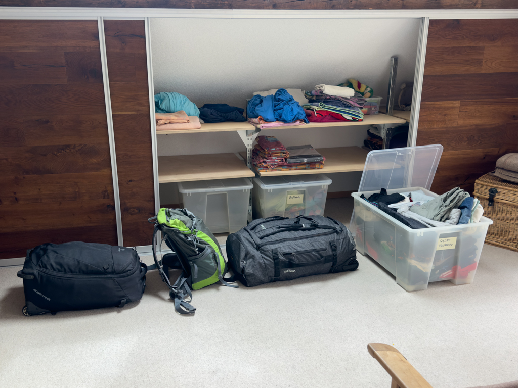 So siehts aus wenn der leere Kleiderschrank wieder gefüllt wird...